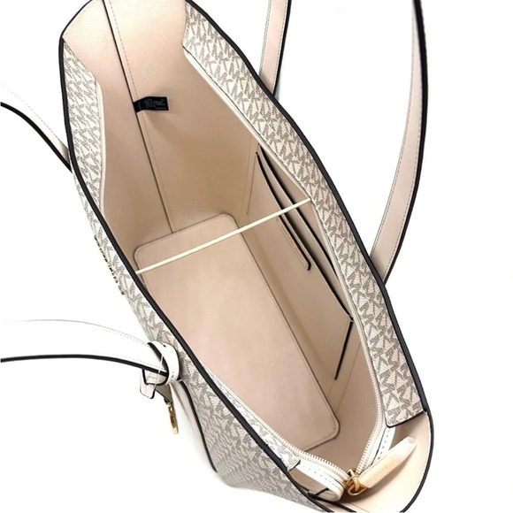 Michael Kors Pratt Large Signature Logo
Tote Bag Light Cream Multi - Picture 10 of 11